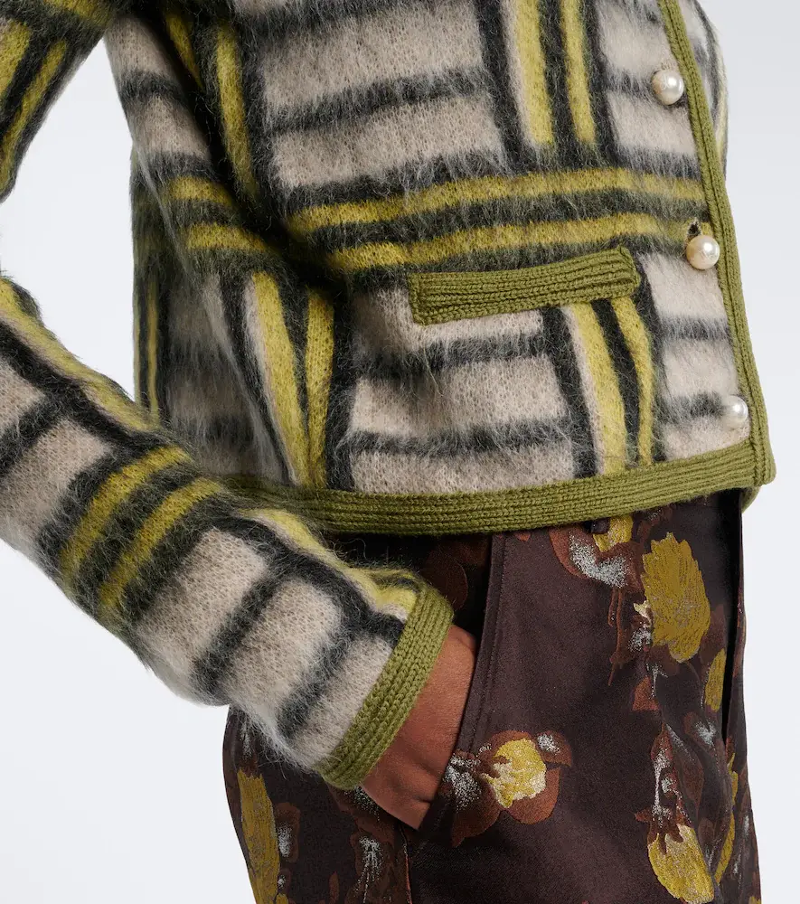 La DoubleJ Kells Check wool and mohair-blend cardigan | Thumbnail 5 La DoubleJ Kells Check wool and mohair-blend cardigan | Thumbnail 5