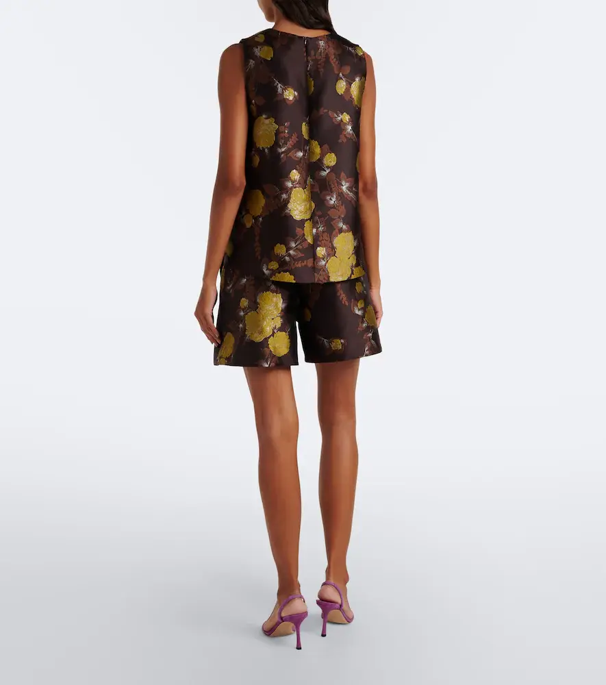 La DoubleJ Devon floral jacquard shorts | Thumbnail 4 La DoubleJ Devon floral jacquard shorts | Thumbnail 4