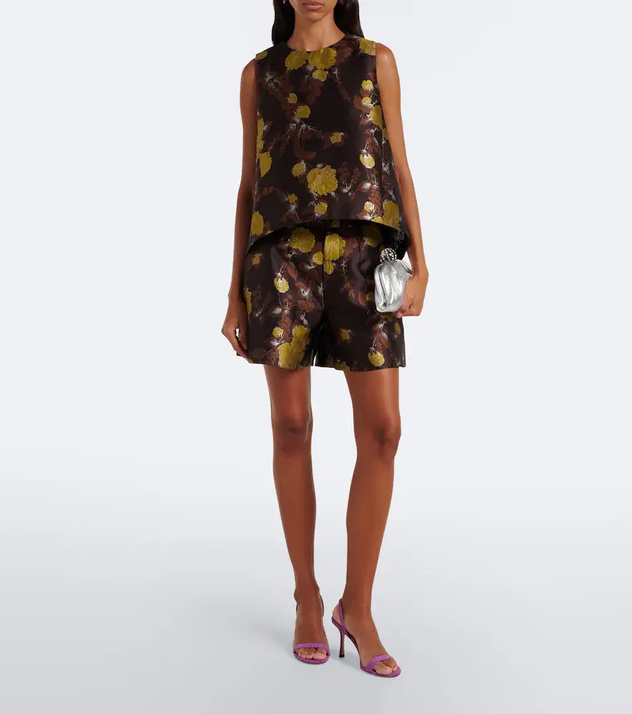 La DoubleJ Devon floral jacquard shorts | Thumbnail 5 La DoubleJ Devon floral jacquard shorts | Thumbnail 5