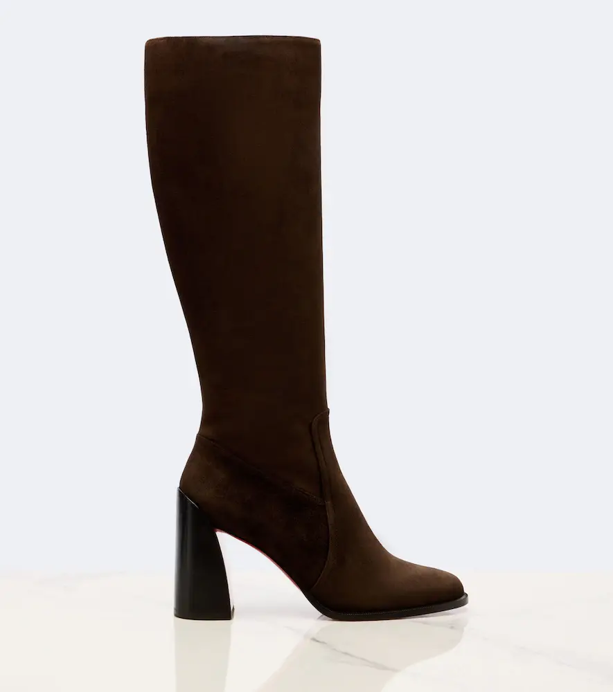 Christian Louboutin Iranina suede knee-high boots | Thumbnail 3 Christian Louboutin Iranina suede knee-high boots | Thumbnail 3