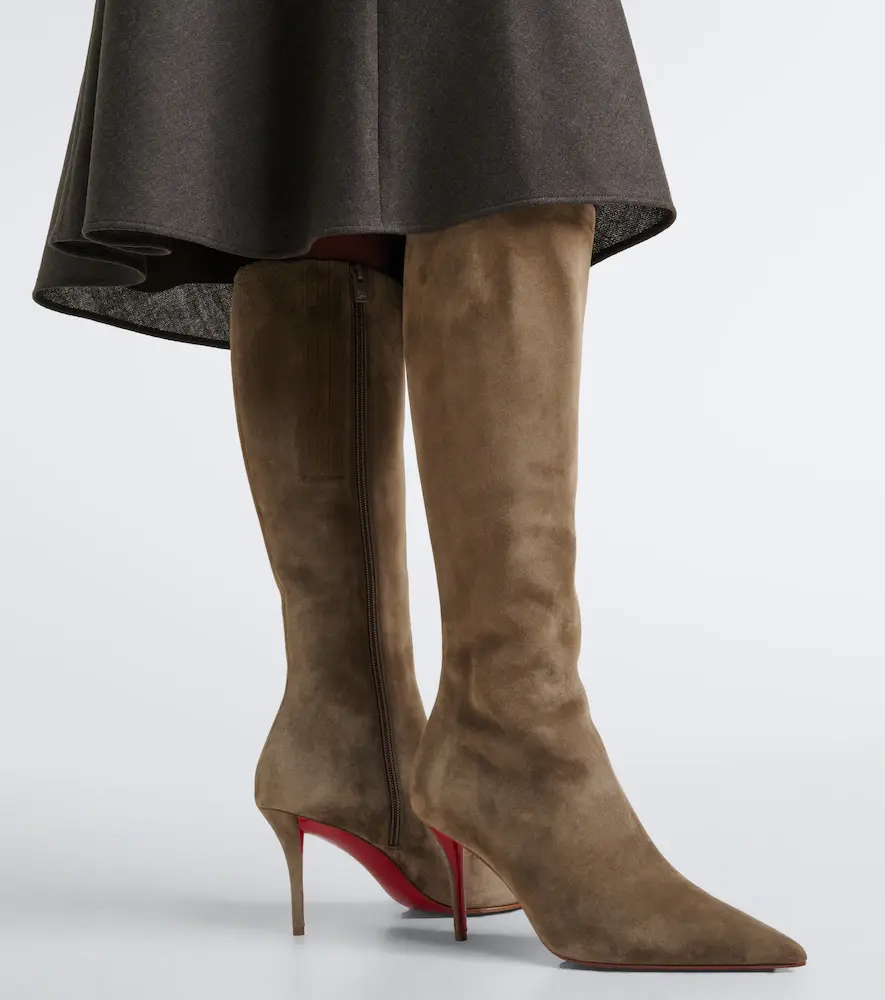 Christian Louboutin Miss Z suede knee-high boots | Thumbnail 6 Christian Louboutin Miss Z suede knee-high boots | Thumbnail 6