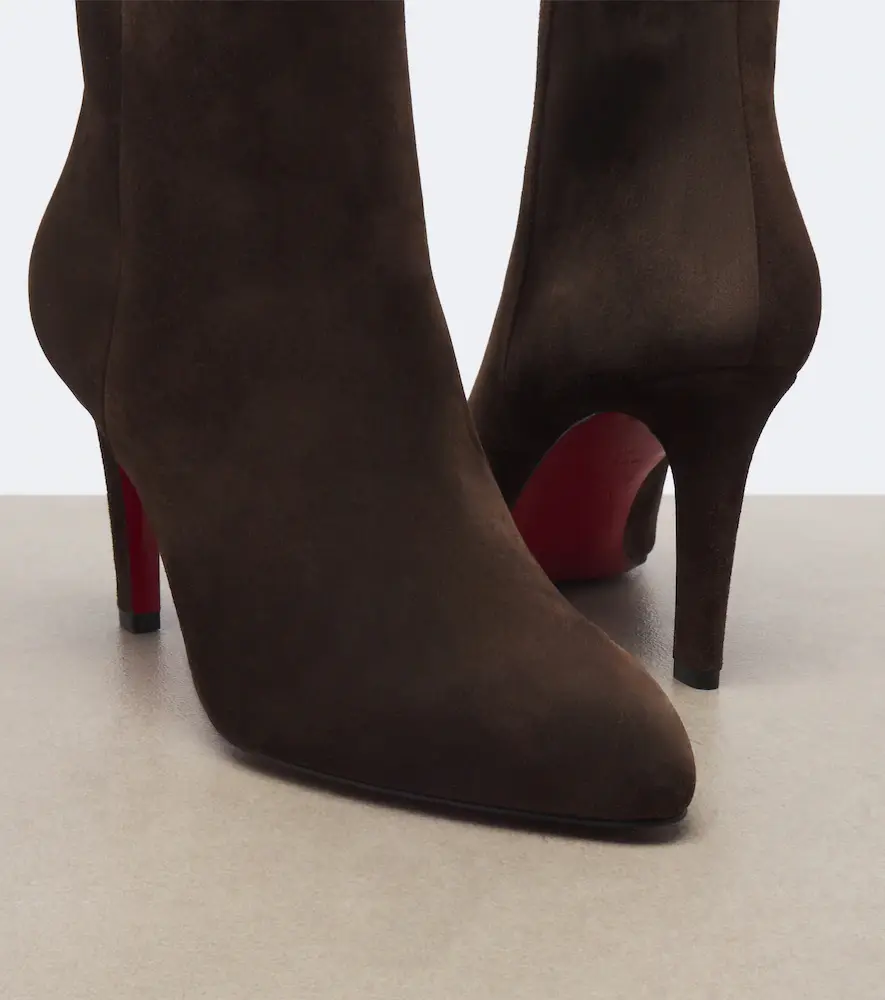 Christian Louboutin Fannylove suede ankle boots | Thumbnail 4