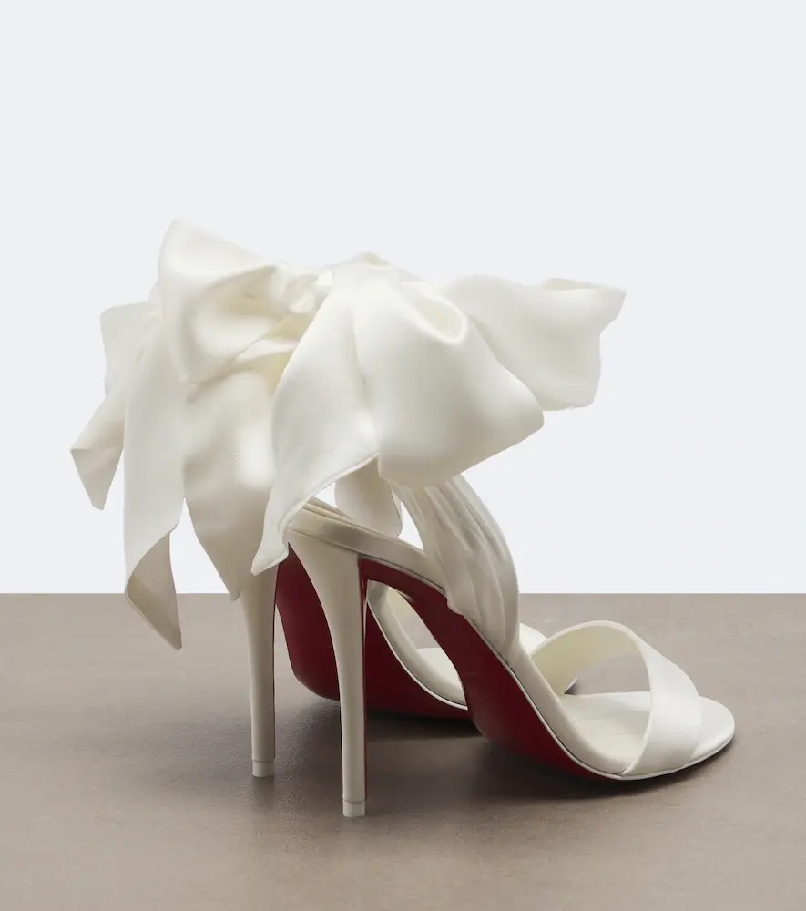 Christian Louboutin Miss Z Sandal Du Désert crêpe satin sandals | Thumbnail 4 Christian Louboutin Miss Z Sandal Du Désert crêpe satin sandals | Thumbnail 4