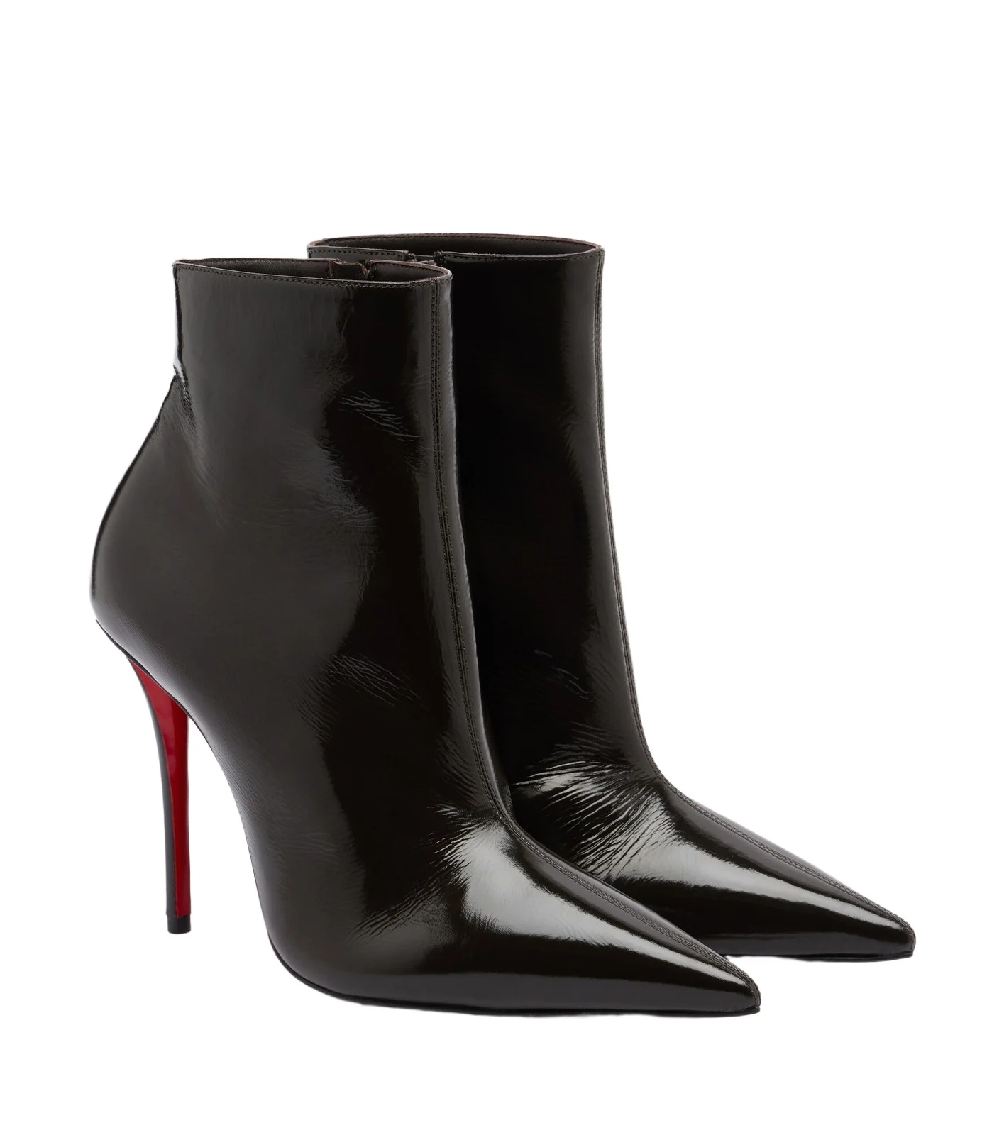 Christian Louboutin Miss Z patent leather ankle boots