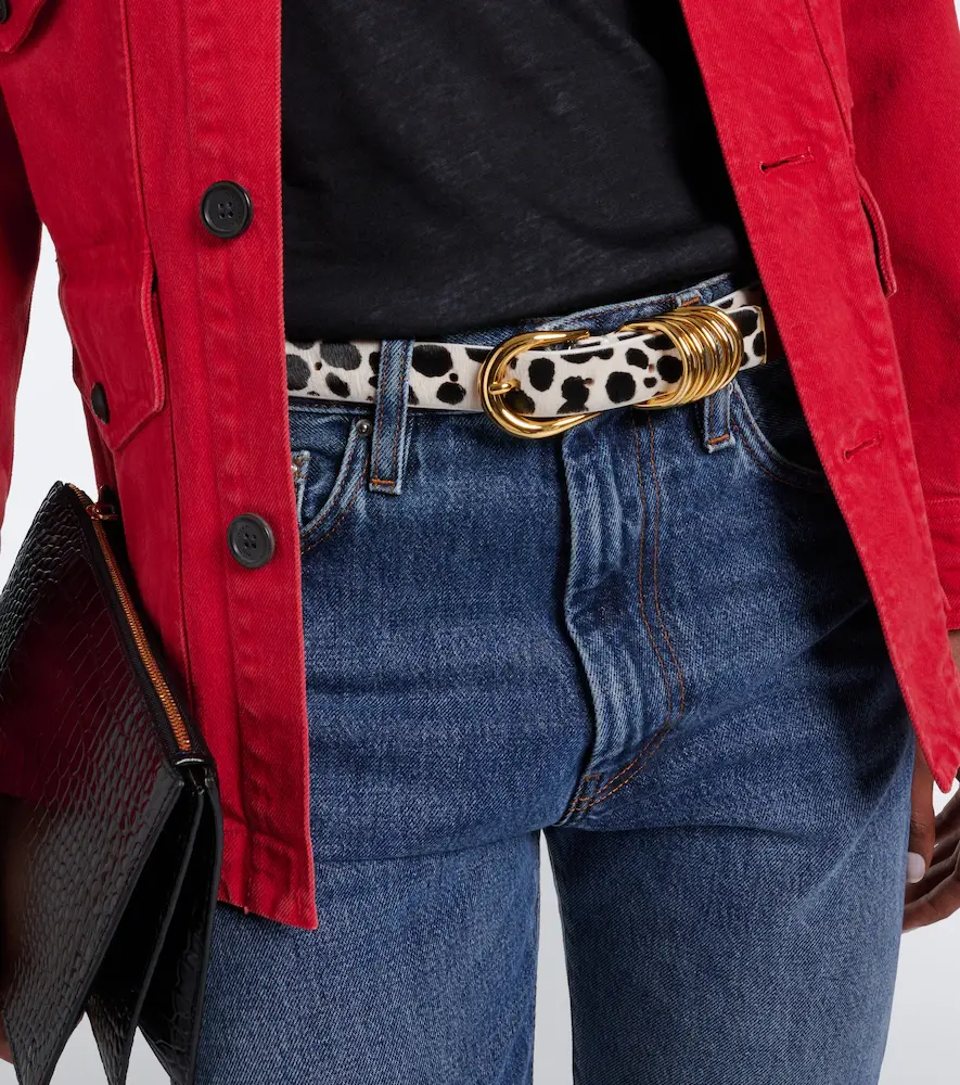 Déhanche Déhanche Hollyhock calf hair belt | Thumbnail 3