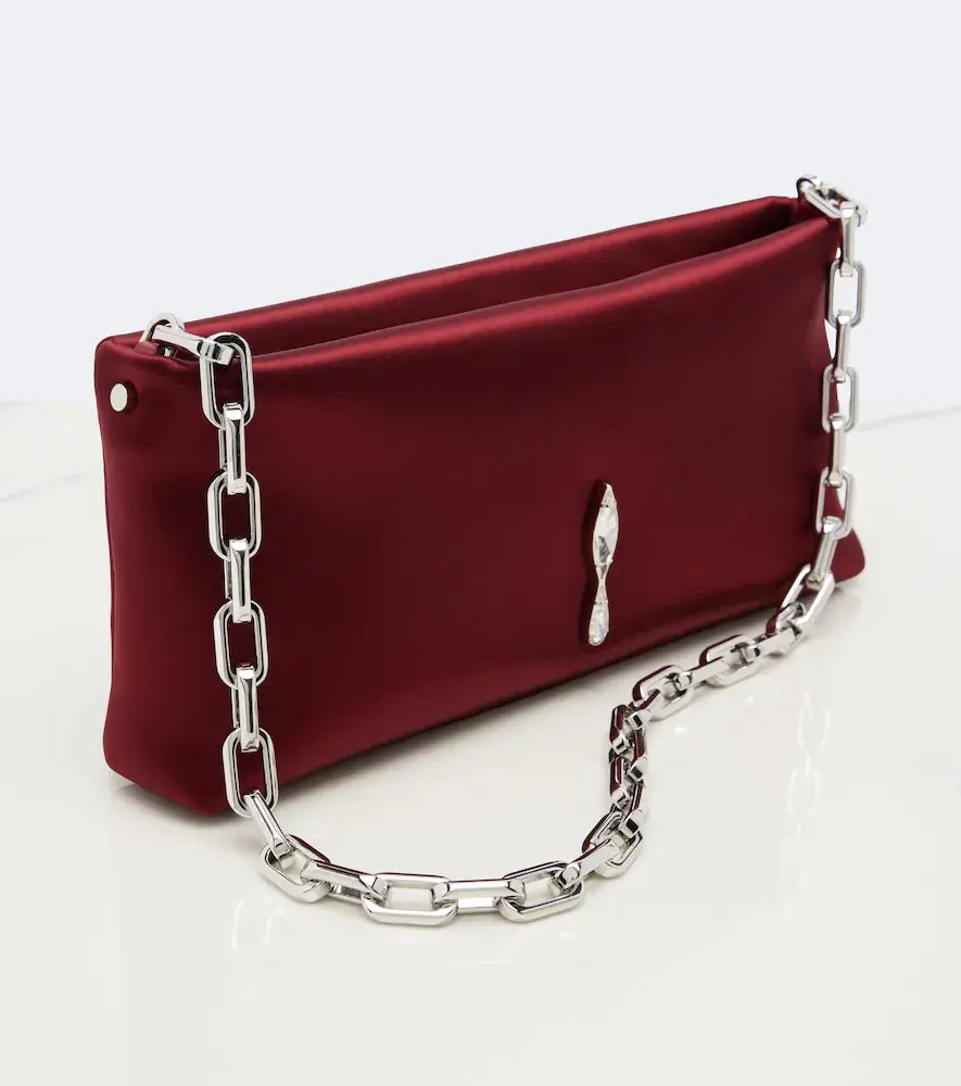 Christian Louboutin Maykimay Small embellished satin clutch | Thumbnail 2