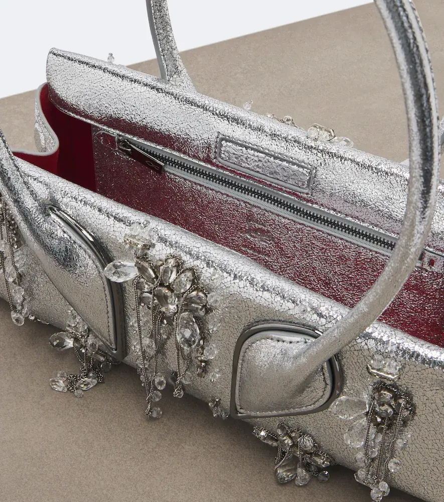 Christian Louboutin Venus Small embellished leather shoulder bag | Thumbnail 2