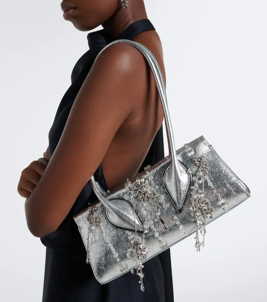 Christian Louboutin Venus Small embellished leather shoulder bag | Thumbnail 6