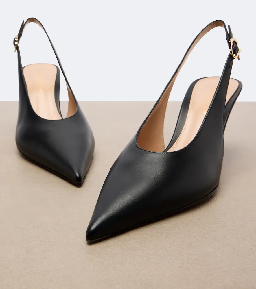 Gianvito Rossi Sofia leather slingback pumps | Thumbnail 2 Gianvito Rossi Sofia leather slingback pumps | Thumbnail 2