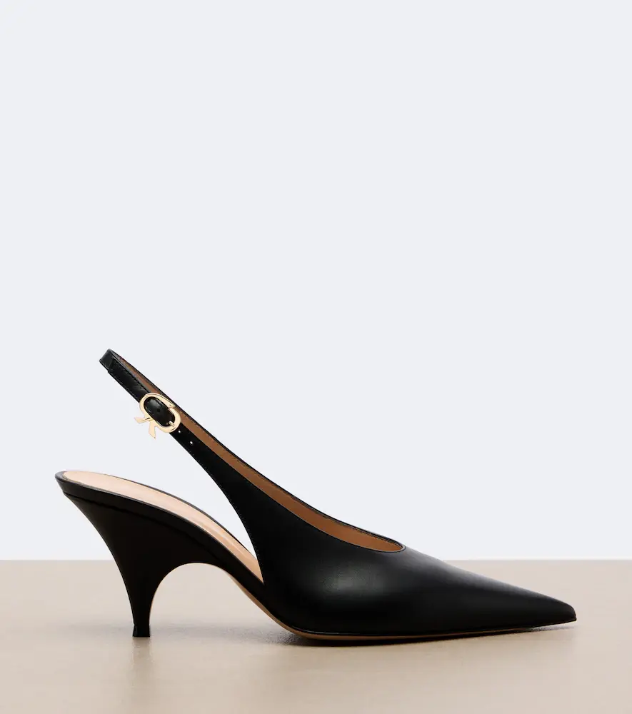 Gianvito Rossi Sofia leather slingback pumps | Thumbnail 4 Gianvito Rossi Sofia leather slingback pumps | Thumbnail 4