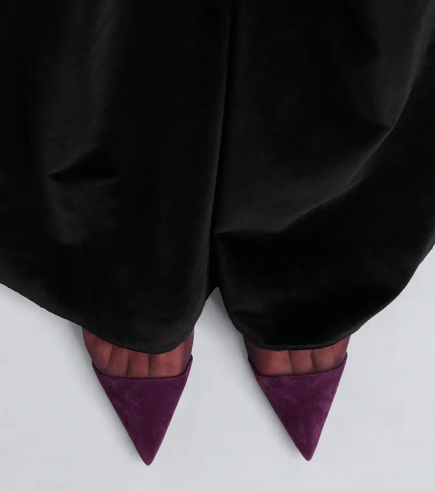 Gianvito Rossi Suede-trimmed mesh pumps | Thumbnail 6 Gianvito Rossi Suede-trimmed mesh pumps | Thumbnail 6
