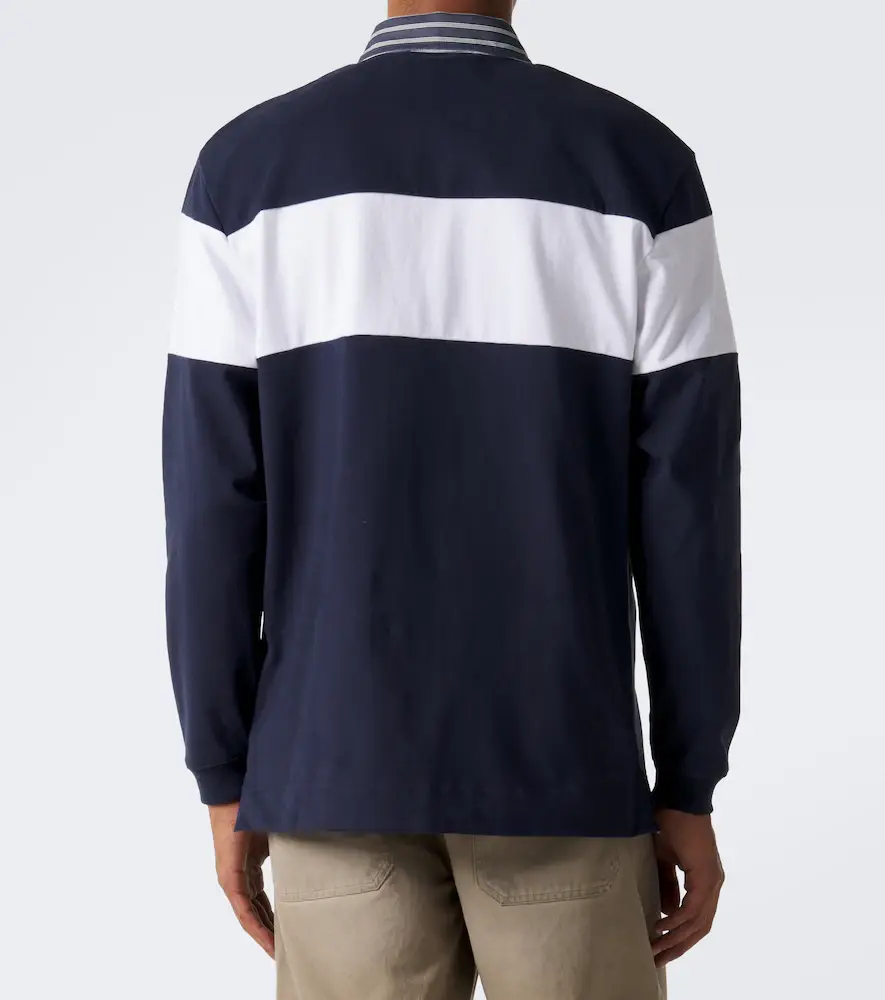 Acne Studios Cotton jersey polo sweater | Thumbnail 4