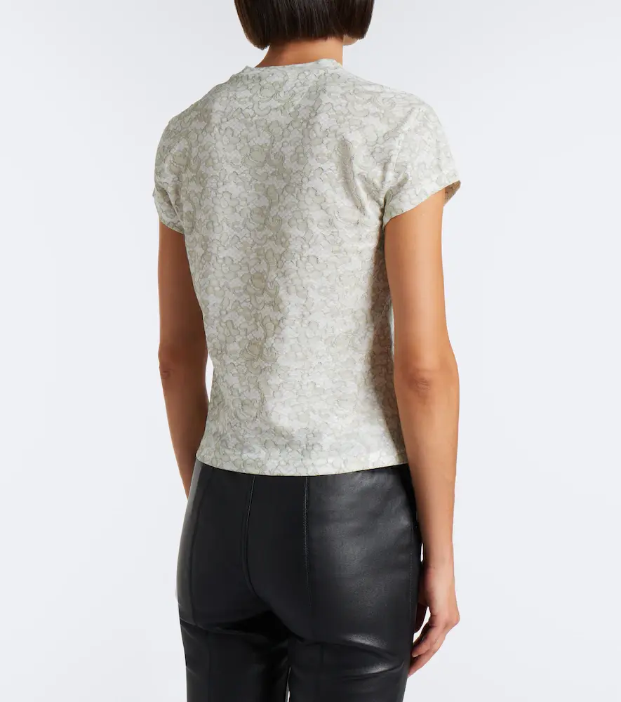 Gucci Lace printed cotton T-shirt | Thumbnail 2 Gucci Lace printed cotton T-shirt | Thumbnail 2
