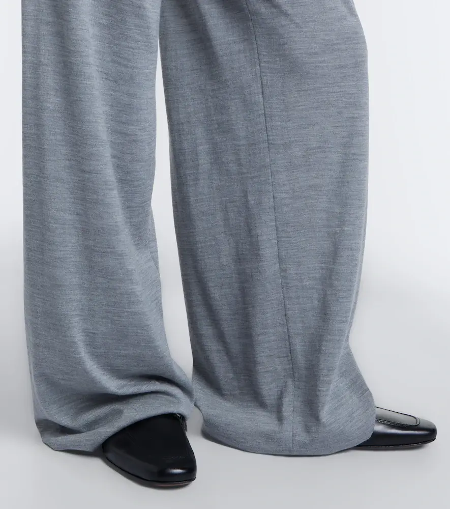 Gucci Wool and silk wide-leg pants | Thumbnail 6 Gucci Wool and silk wide-leg pants | Thumbnail 6
