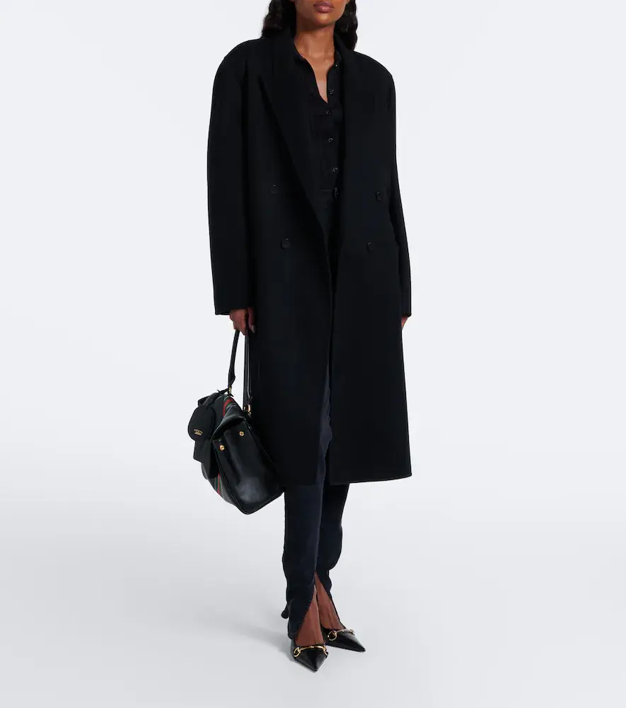 Gucci Double-breasted wool coat | Thumbnail 5