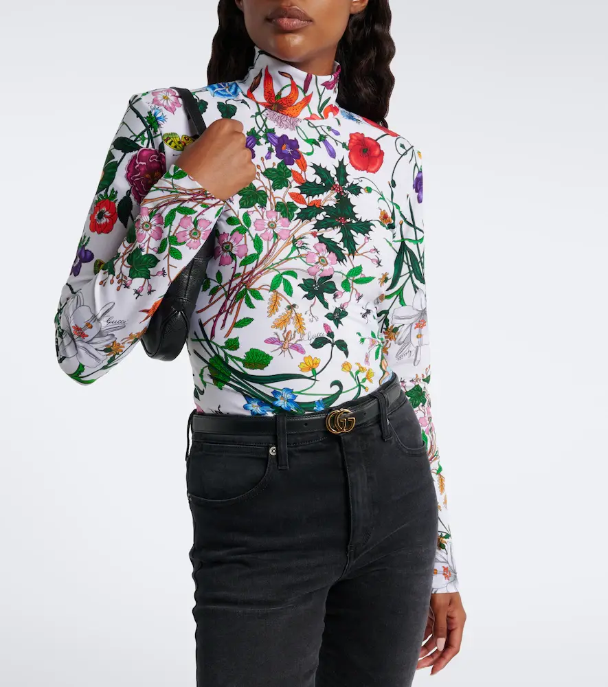 Gucci Flora printed jersey top | Thumbnail 2 Gucci Flora printed jersey top | Thumbnail 2