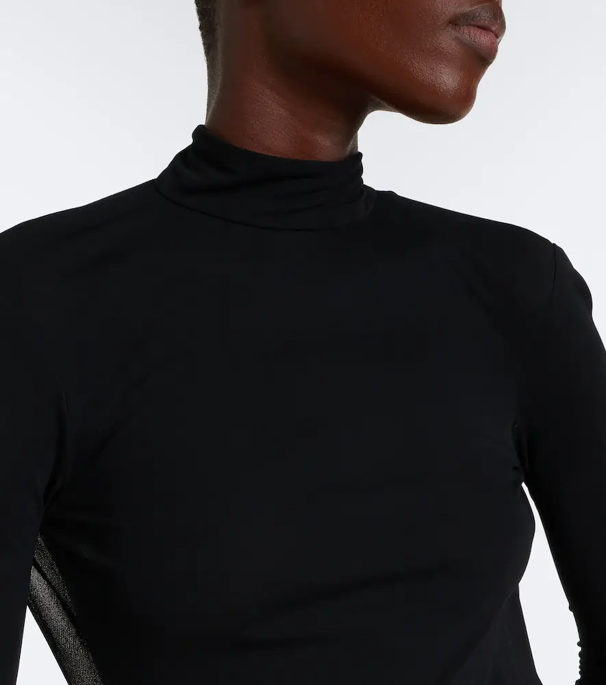 Gucci Open-back crêpe jersey maxi dress | Thumbnail 2