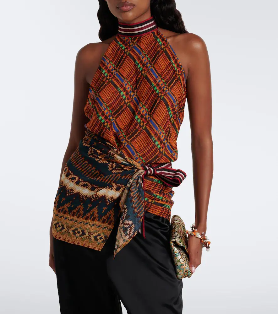 Dries Van Noten Printed halterneck top | Thumbnail 5 Dries Van Noten Printed halterneck top | Thumbnail 5