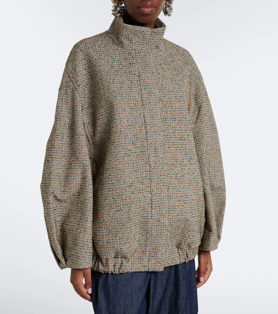 Dries Van Noten Checked bomber jacket | Thumbnail 4 Dries Van Noten Checked bomber jacket | Thumbnail 4
