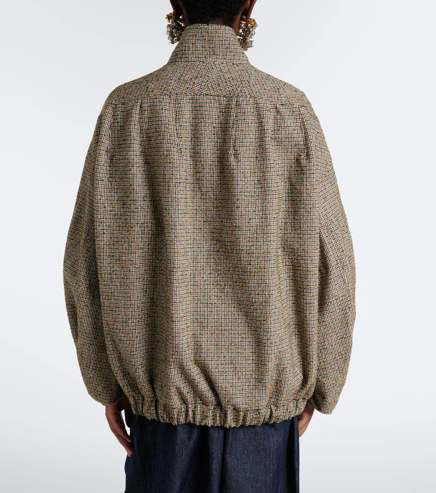 Dries Van Noten Checked bomber jacket | Thumbnail 6 Dries Van Noten Checked bomber jacket | Thumbnail 6