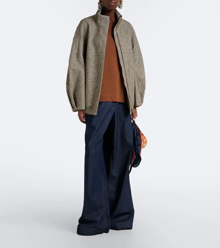 Dries Van Noten Checked bomber jacket | Thumbnail 7 Dries Van Noten Checked bomber jacket | Thumbnail 7