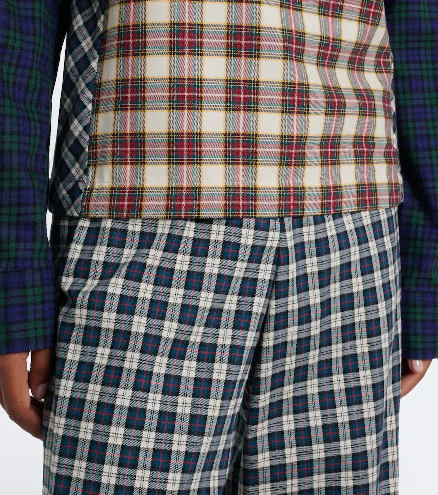 Dries Van Noten Checked cotton flannel top | Thumbnail 4 Dries Van Noten Checked cotton flannel top | Thumbnail 4