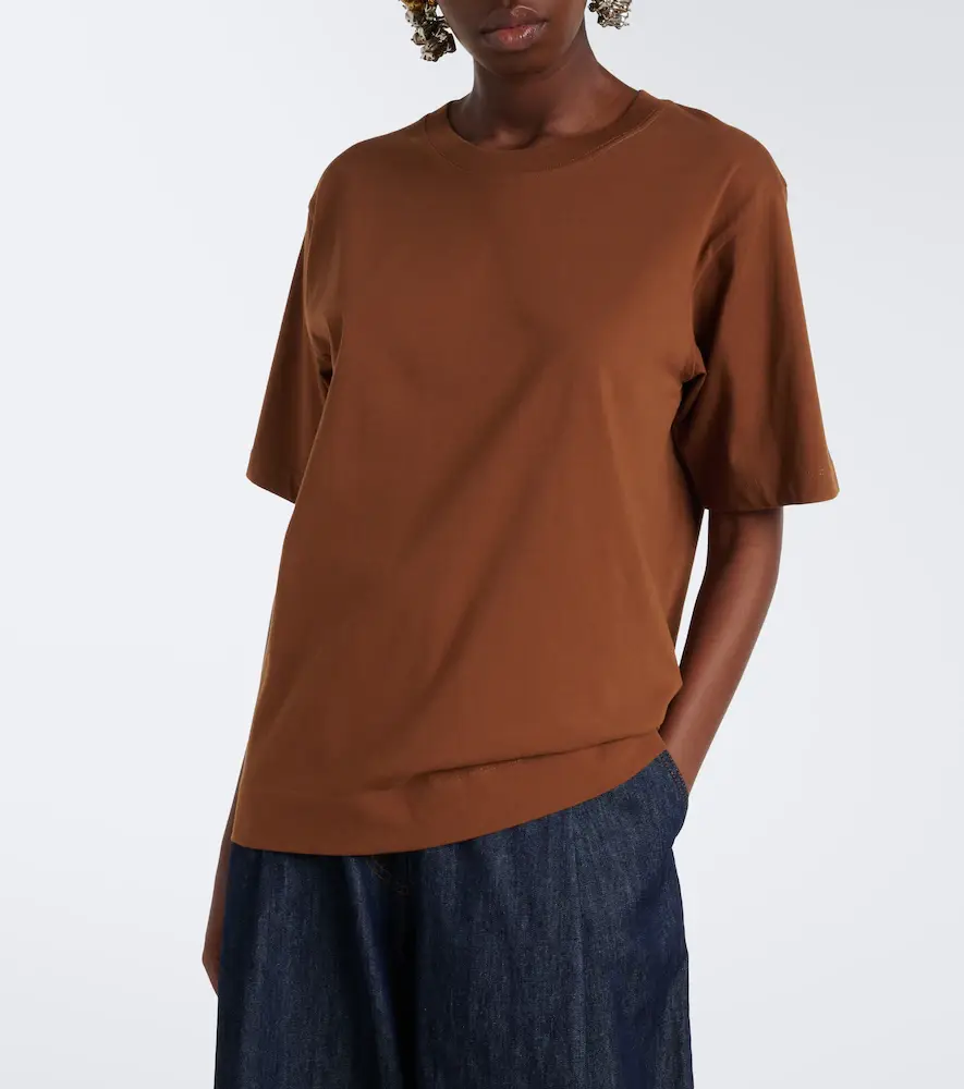 Dries Van Noten Cotton jersey T-shirt | Thumbnail 2 Dries Van Noten Cotton jersey T-shirt | Thumbnail 2