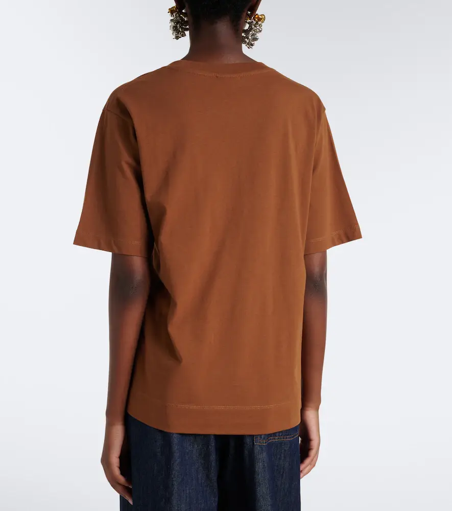 Dries Van Noten Cotton jersey T-shirt | Thumbnail 7 Dries Van Noten Cotton jersey T-shirt | Thumbnail 7