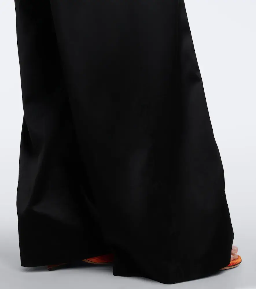 Dries Van Noten Satin wide-leg pants | Thumbnail 5