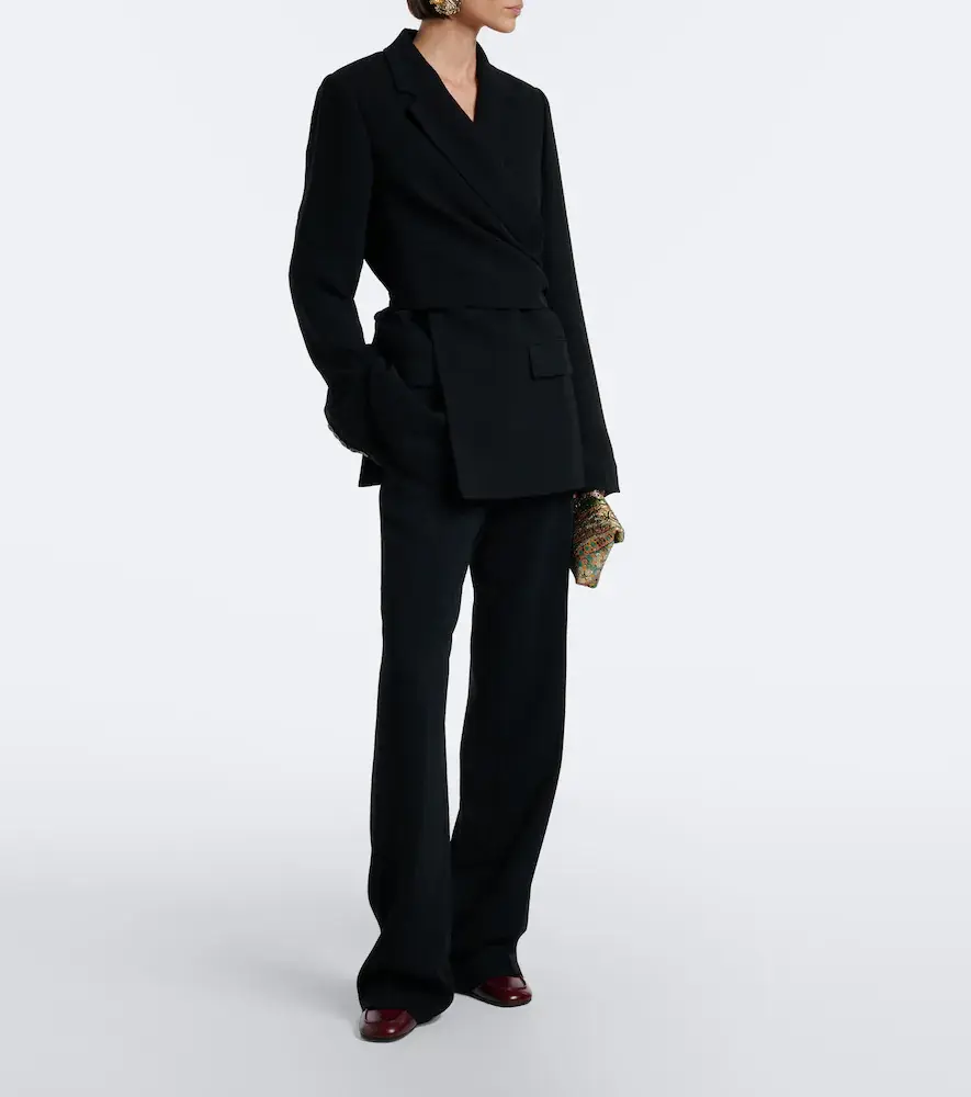 Dries Van Noten Belted wide-leg pants | Thumbnail 4