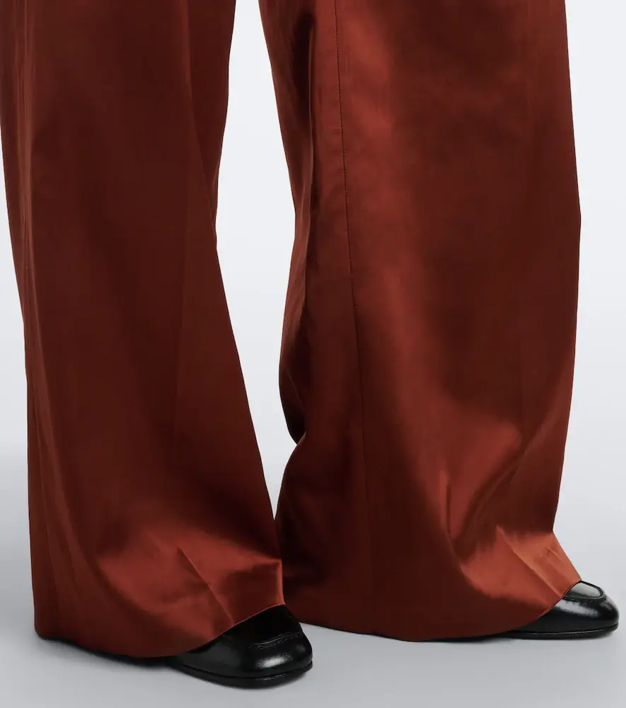 Dries Van Noten Satin wide-leg pants | Thumbnail 2 Dries Van Noten Satin wide-leg pants | Thumbnail 2