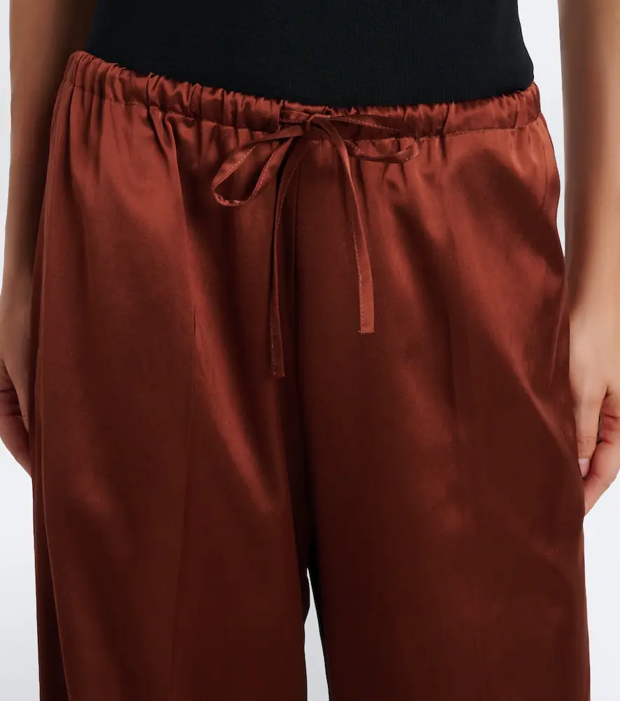 Dries Van Noten Satin wide-leg pants | Thumbnail 3 Dries Van Noten Satin wide-leg pants | Thumbnail 3