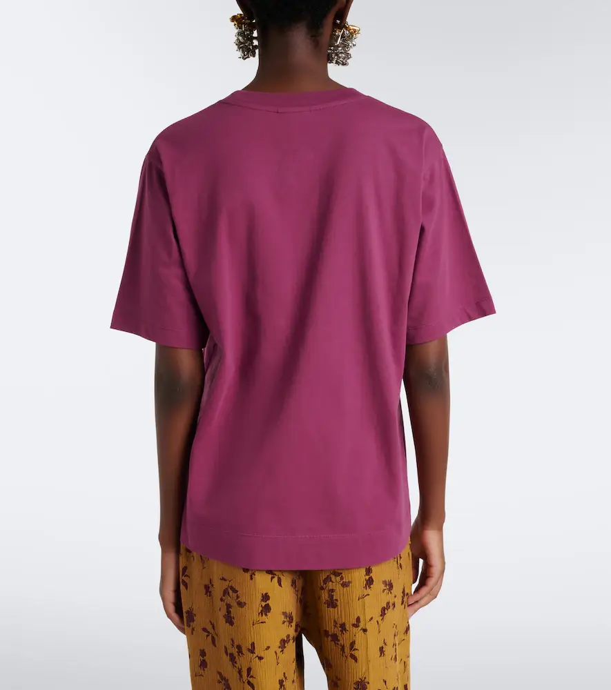 Dries Van Noten Cotton jersey T-shirt | Thumbnail 4 Dries Van Noten Cotton jersey T-shirt | Thumbnail 4