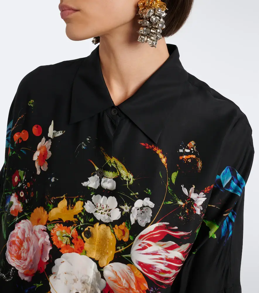 Dries Van Noten Floral shirt dress | Thumbnail 2 Dries Van Noten Floral shirt dress | Thumbnail 2