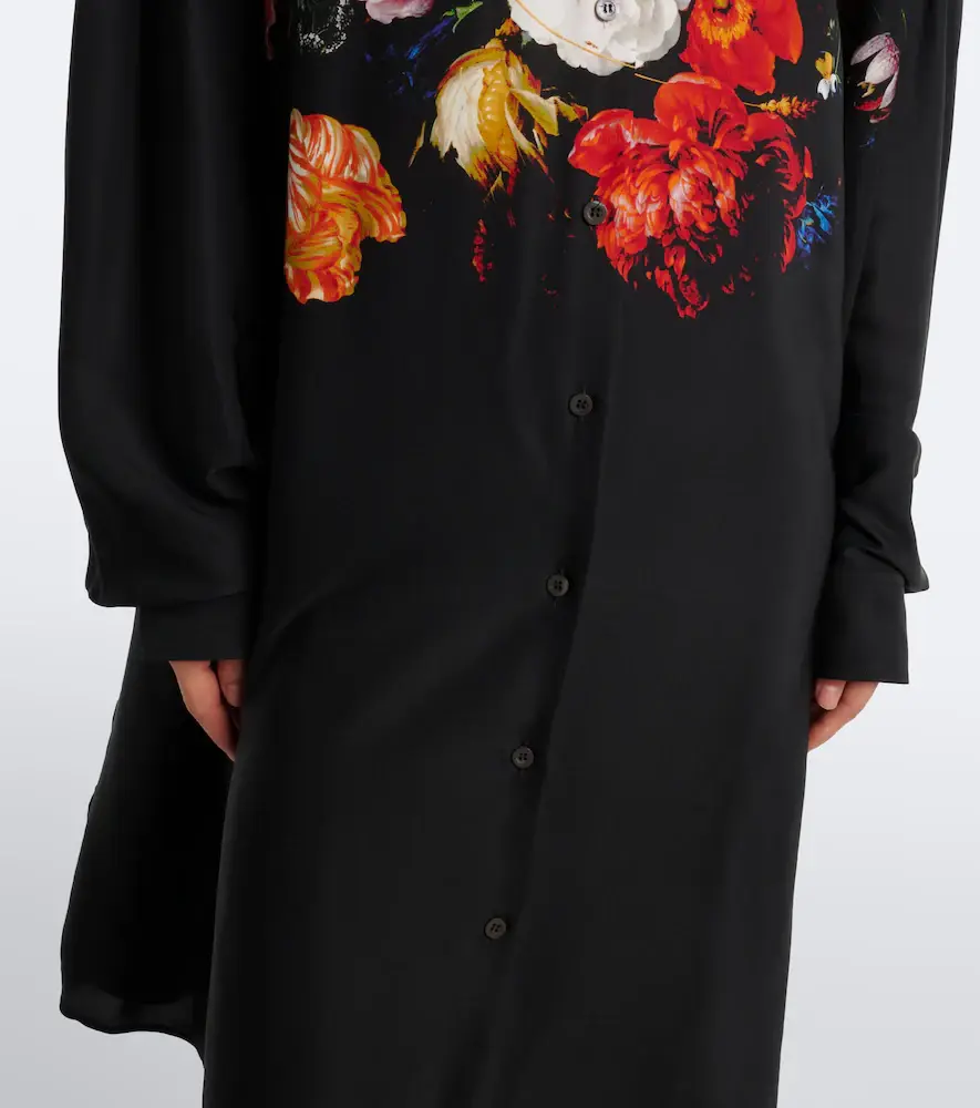 Dries Van Noten Floral shirt dress | Thumbnail 4 Dries Van Noten Floral shirt dress | Thumbnail 4