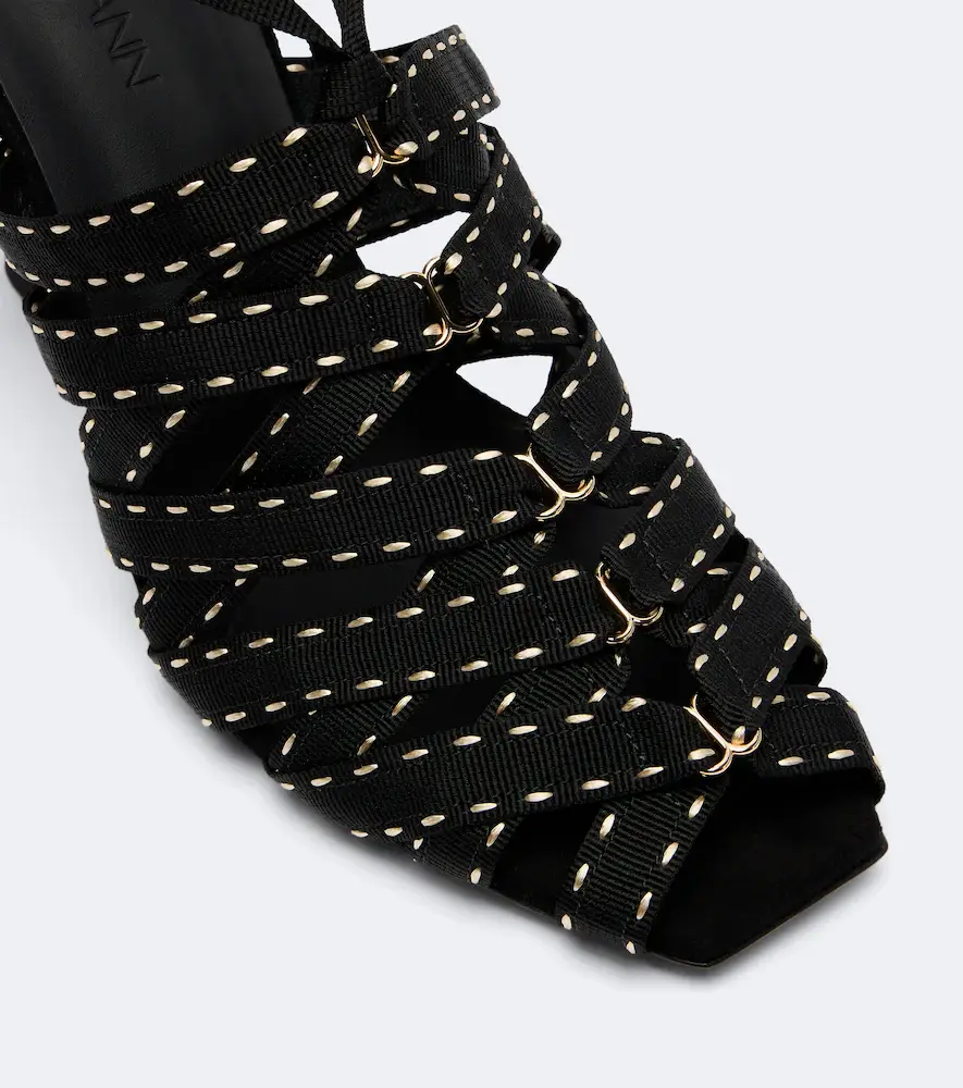 Zimmermann Corsage canvas sandals | Thumbnail 2 Zimmermann Corsage canvas sandals | Thumbnail 2