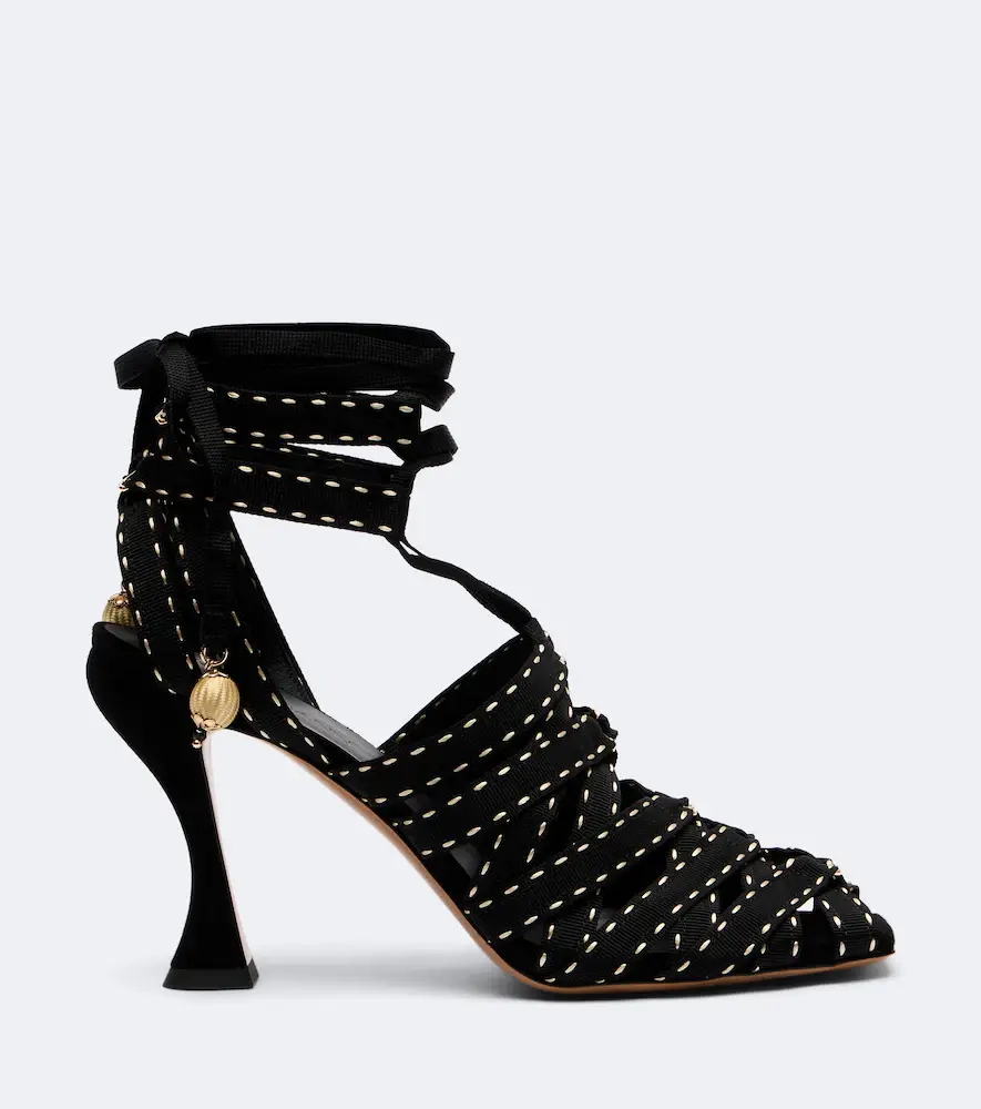 Zimmermann Corsage canvas sandals | Thumbnail 3 Zimmermann Corsage canvas sandals | Thumbnail 3