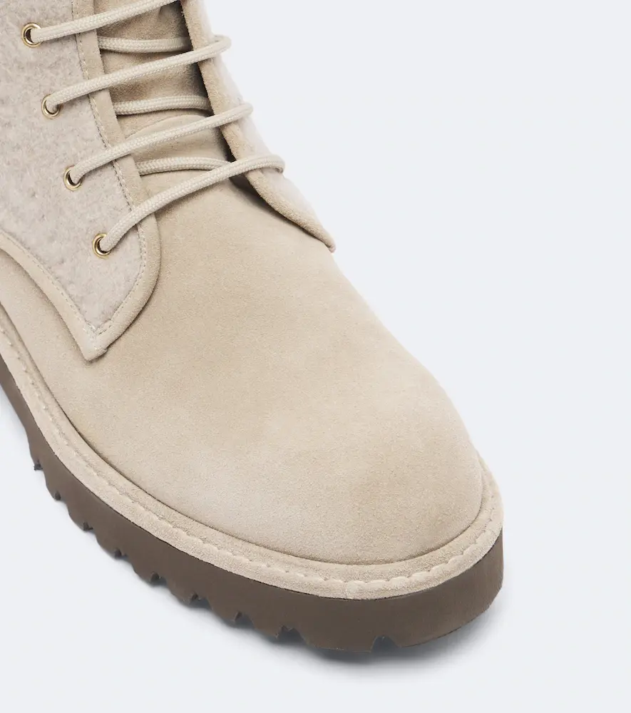Max Mara Suede lace-up boots | Thumbnail 5 Max Mara Suede lace-up boots | Thumbnail 5