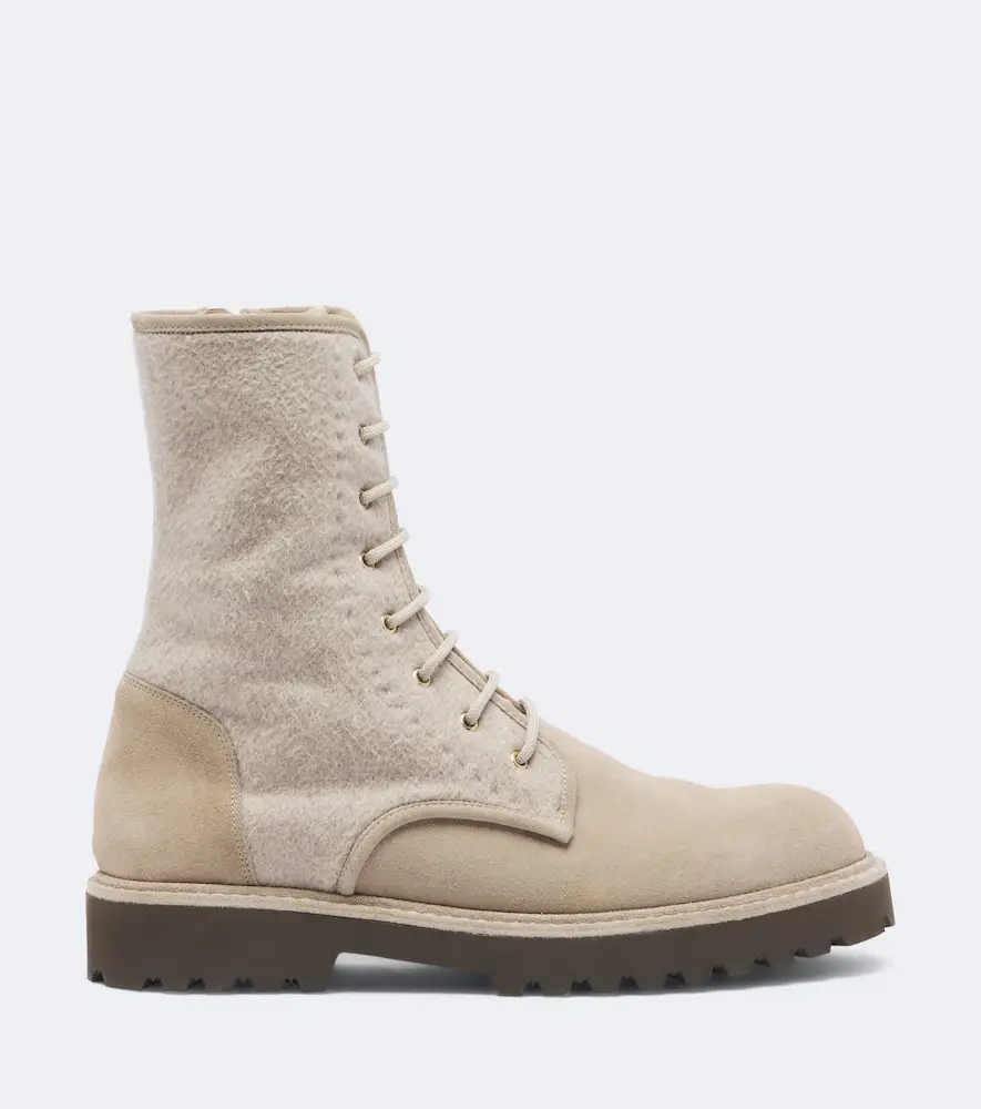 Max Mara Suede lace-up boots | Thumbnail 6 Max Mara Suede lace-up boots | Thumbnail 6