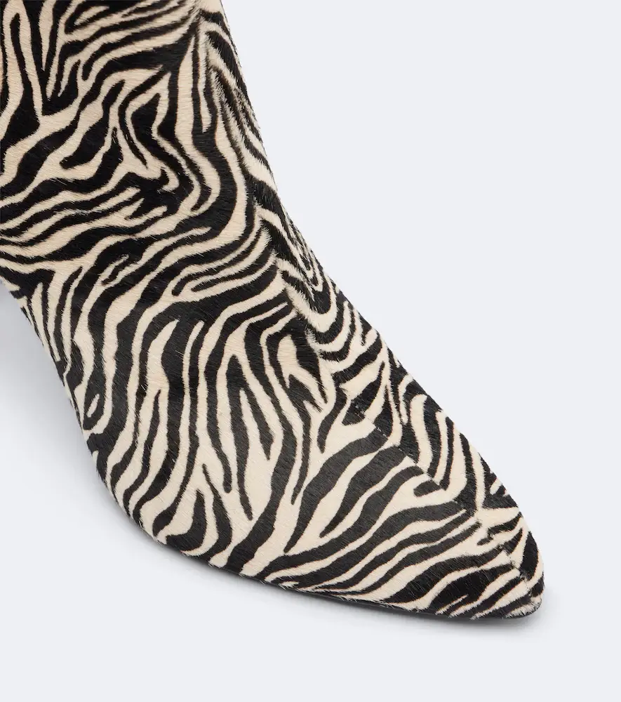 Isabel Marant Jany printed calf hair ankle boots | Thumbnail 2