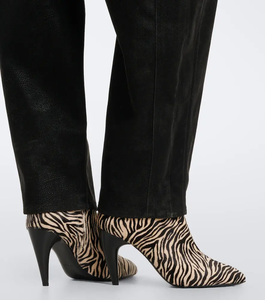 Isabel Marant Jany printed calf hair ankle boots | Thumbnail 6