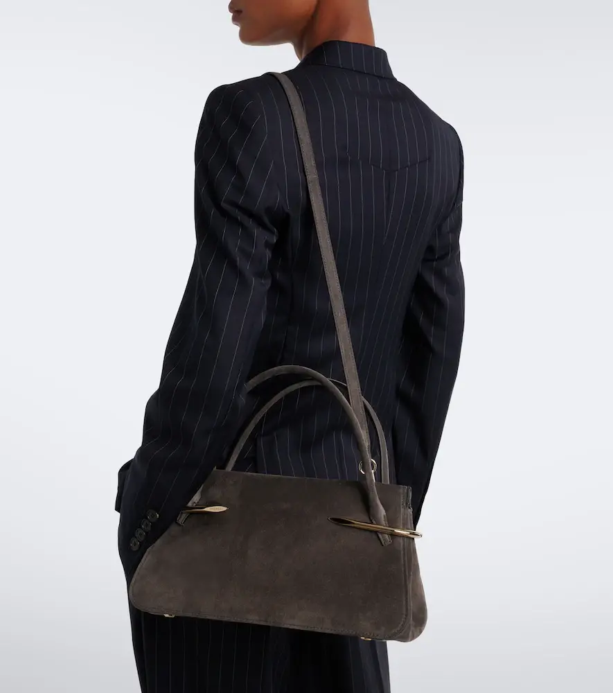 Givenchy Pinch Medium suede top-handle bag | Thumbnail 4 Givenchy Pinch Medium suede top-handle bag | Thumbnail 4