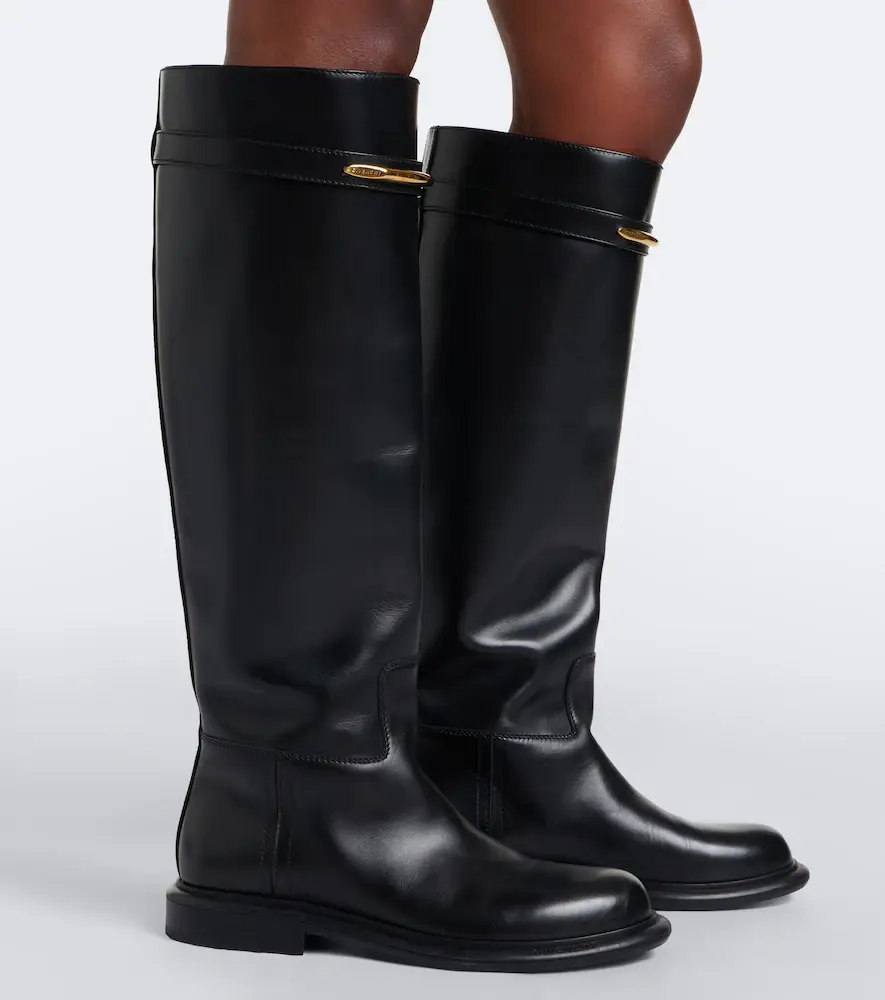 Givenchy Pinch embellished leather knee-high boots | Thumbnail 2