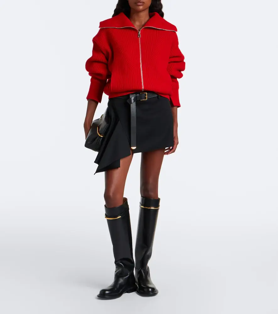 Givenchy Pinch embellished leather knee-high boots | Thumbnail 3