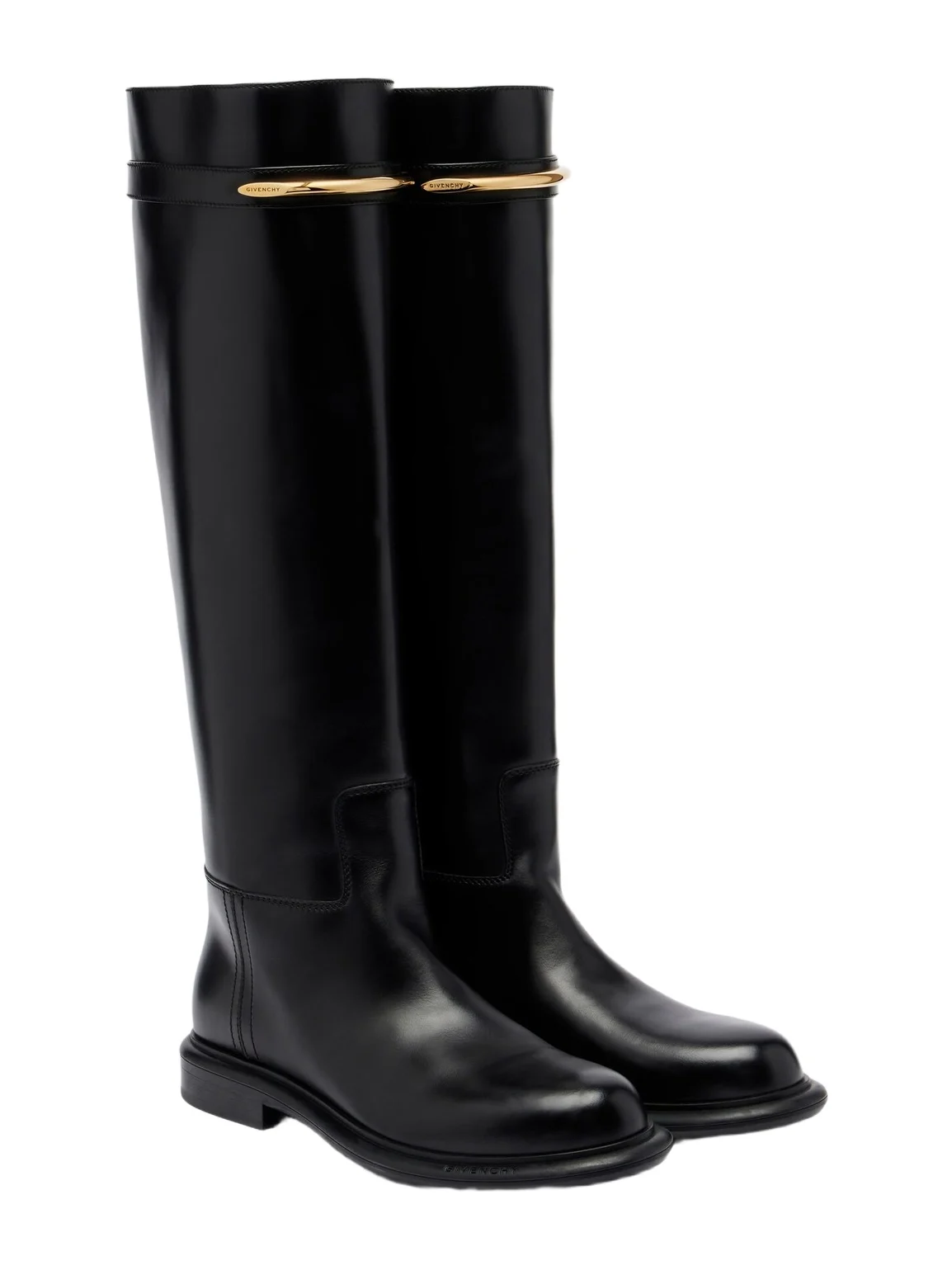 Givenchy Pinch embellished leather knee-high boots