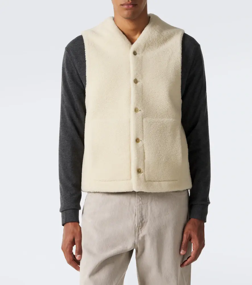 Auralee Reversible shearling vest | Thumbnail 5 Auralee Reversible shearling vest | Thumbnail 5