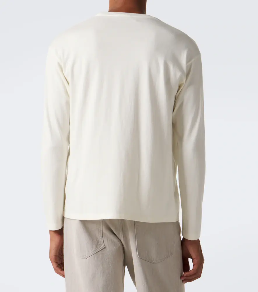 Auralee Cotton and cashmere jersey T-shirt | Thumbnail 3 Auralee Cotton and cashmere jersey T-shirt | Thumbnail 3