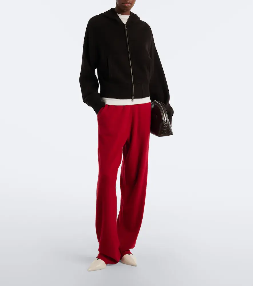 Extreme Cashmere N°320 Rush cashmere-blend wide-leg pants | Thumbnail 3