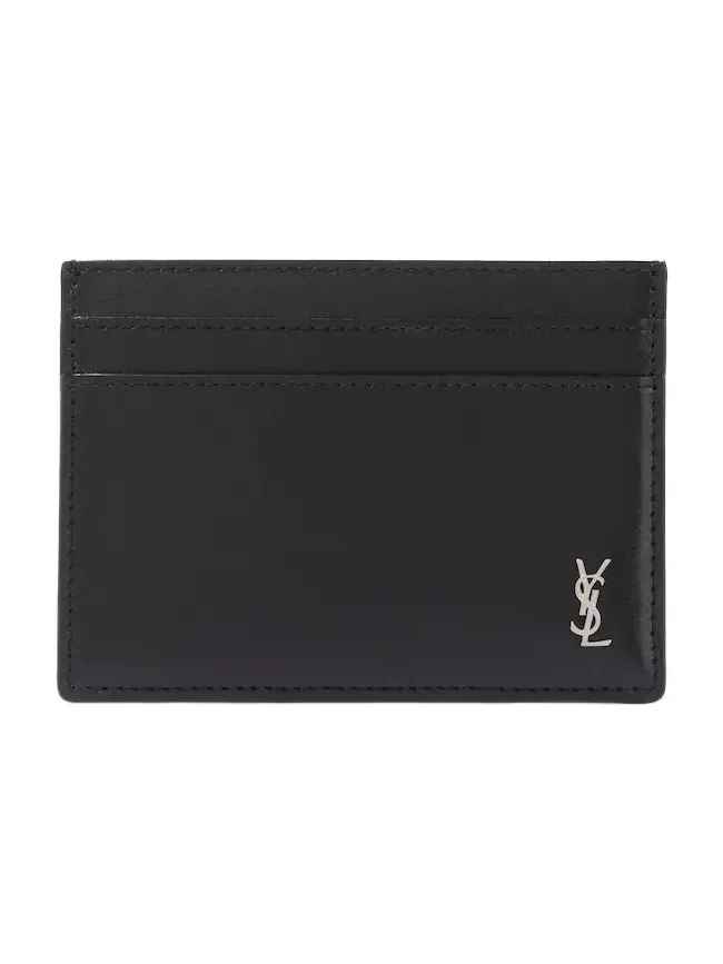 Saint Laurent Cassandre leather card holder