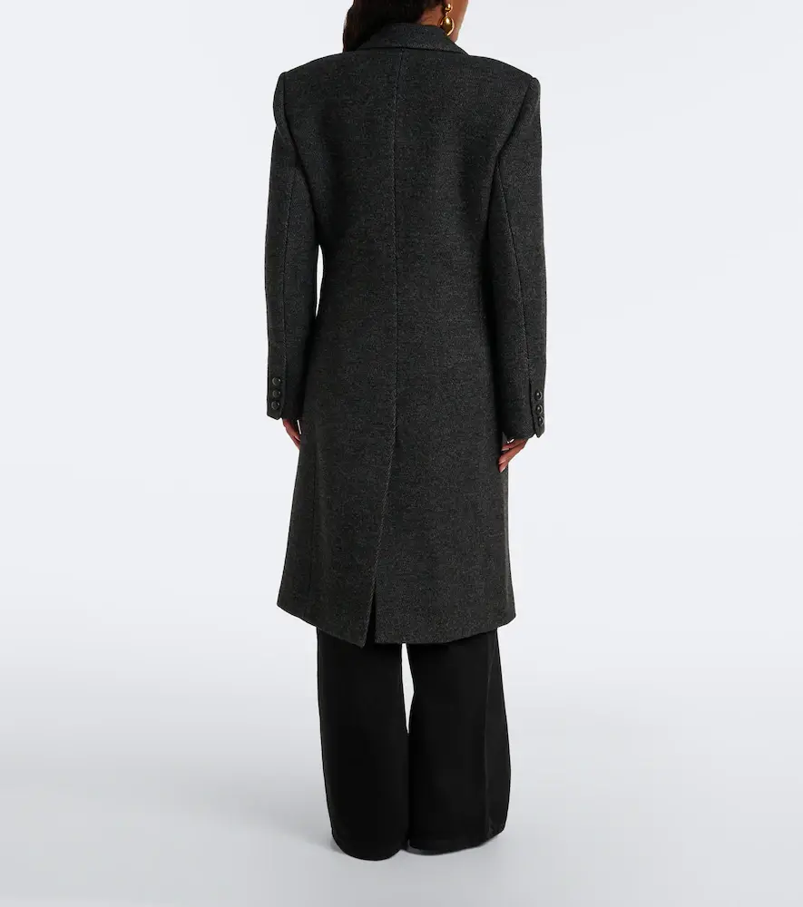 Isabel Marant Erla double-breasted wool and cotton coat | Thumbnail 6 Isabel Marant Erla double-breasted wool and cotton coat | Thumbnail 6